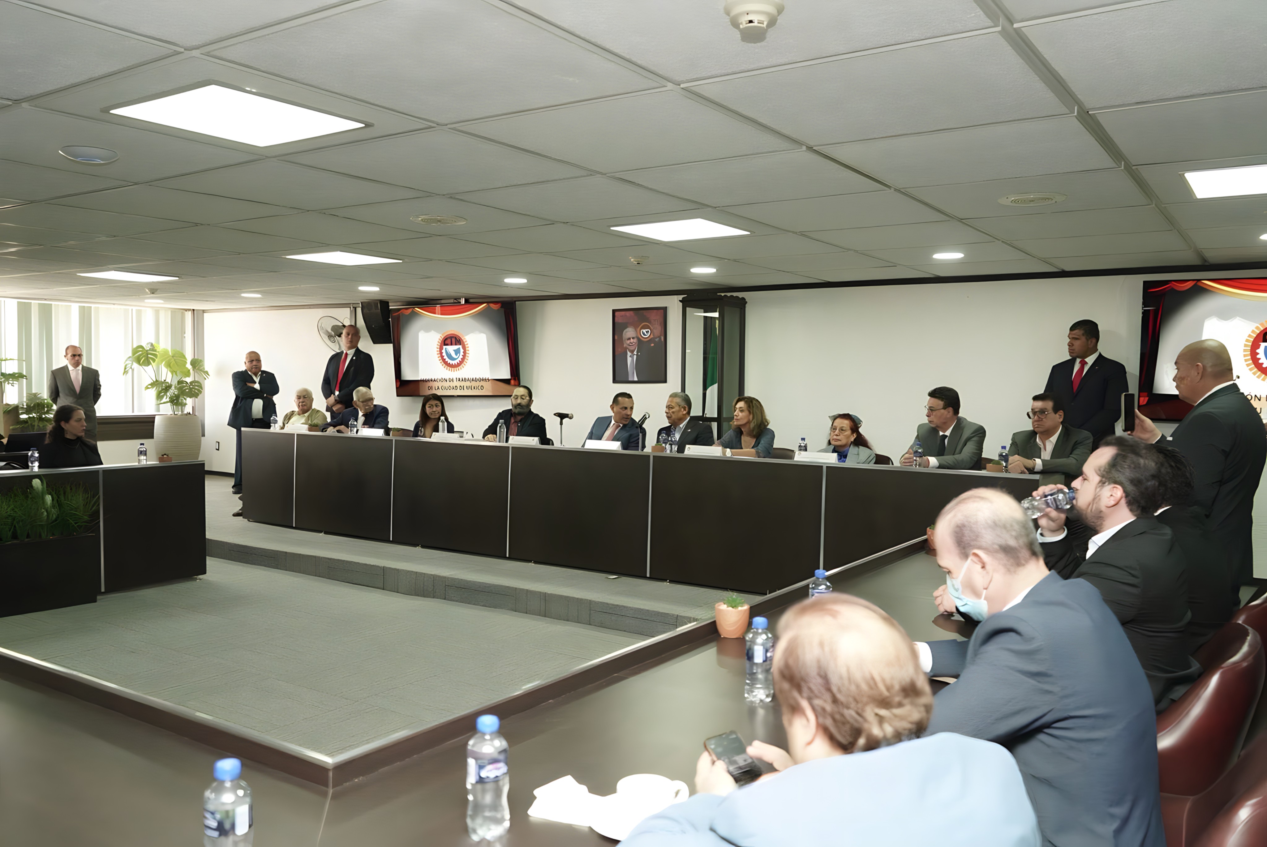Encuentro con Federación de Trabajadores de la CDMX