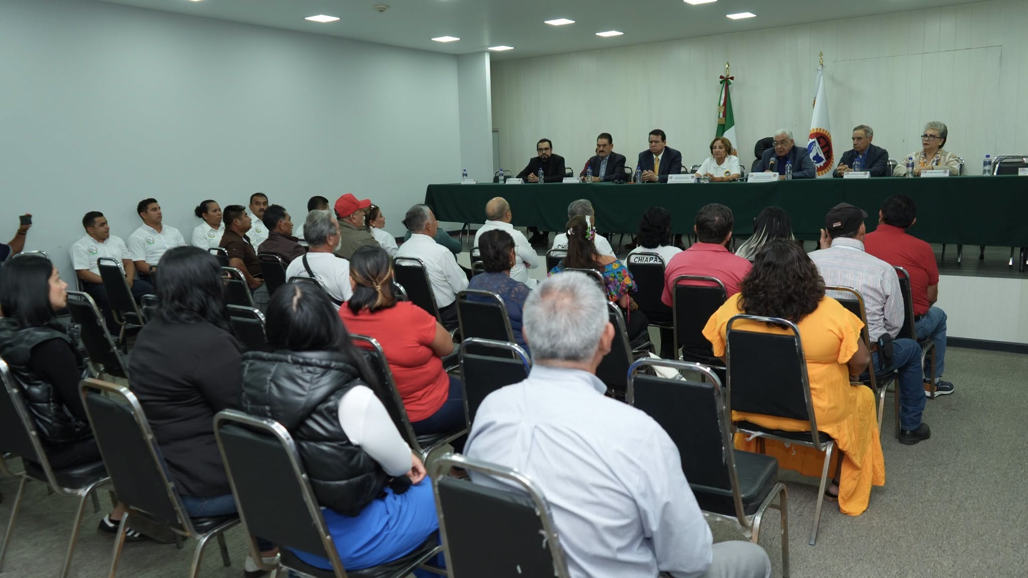 Fortalecen la cercanía con la Federación de Trabajadores de Chiapas.