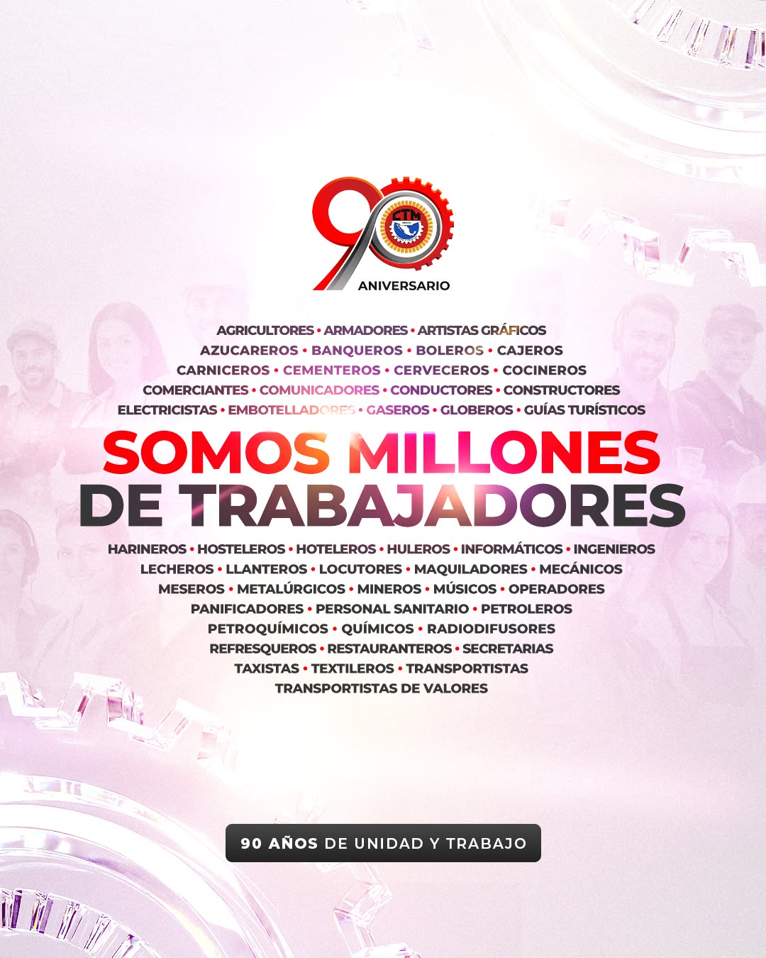 La CTM Nacional es la casa de millones de trabajadoras y trabajadores.