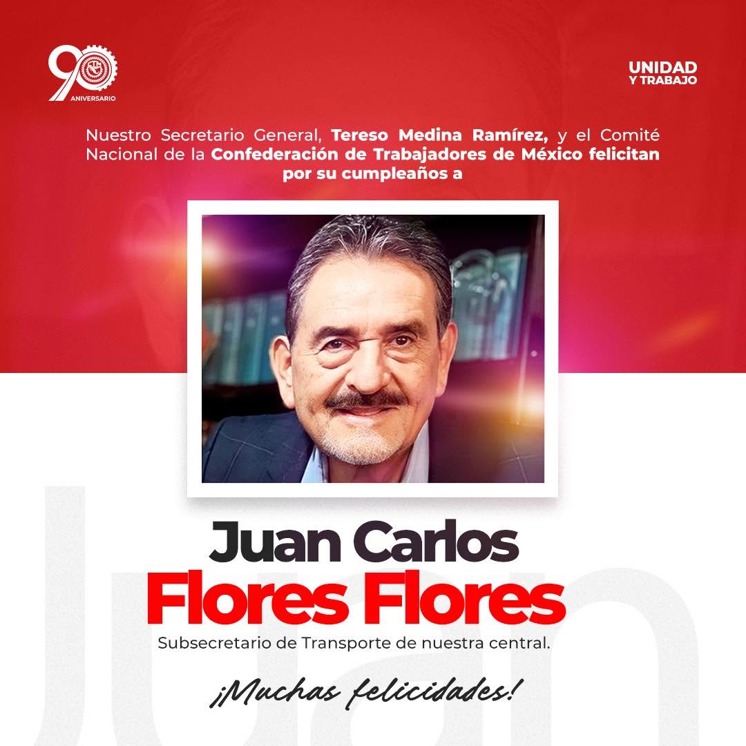 Felicitaciones a Juan Carlos Flores Flores.