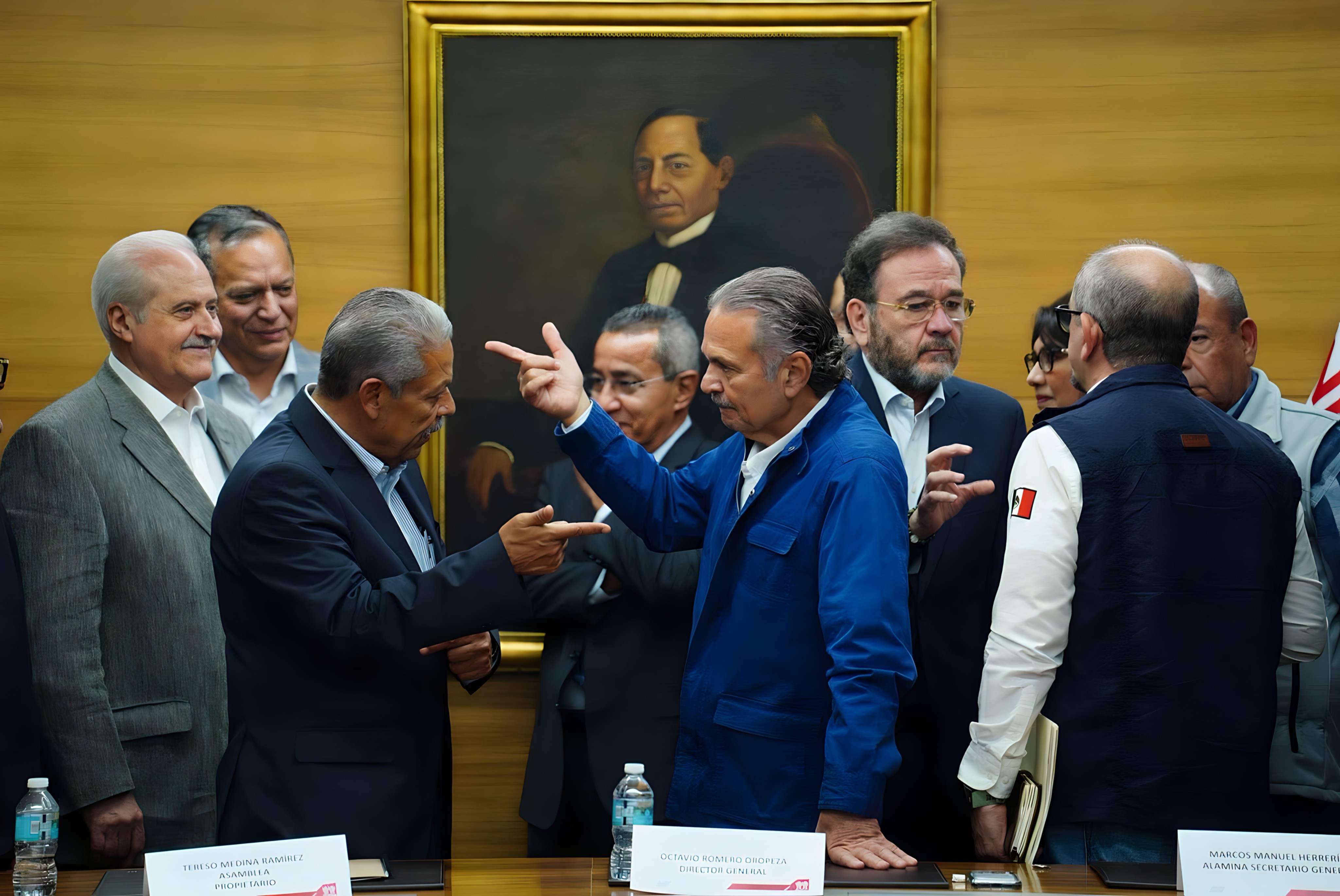 Maestro Tereso Medina sostuvo reunión con Director General del Infonavit.