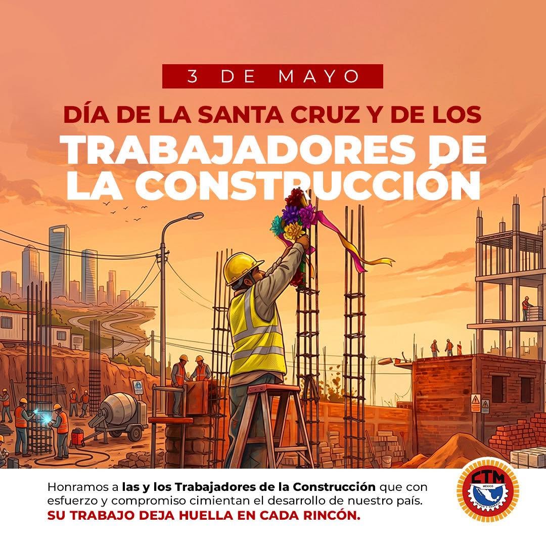 Feliz día a nuestros compañeros trabajadores de la construcción.