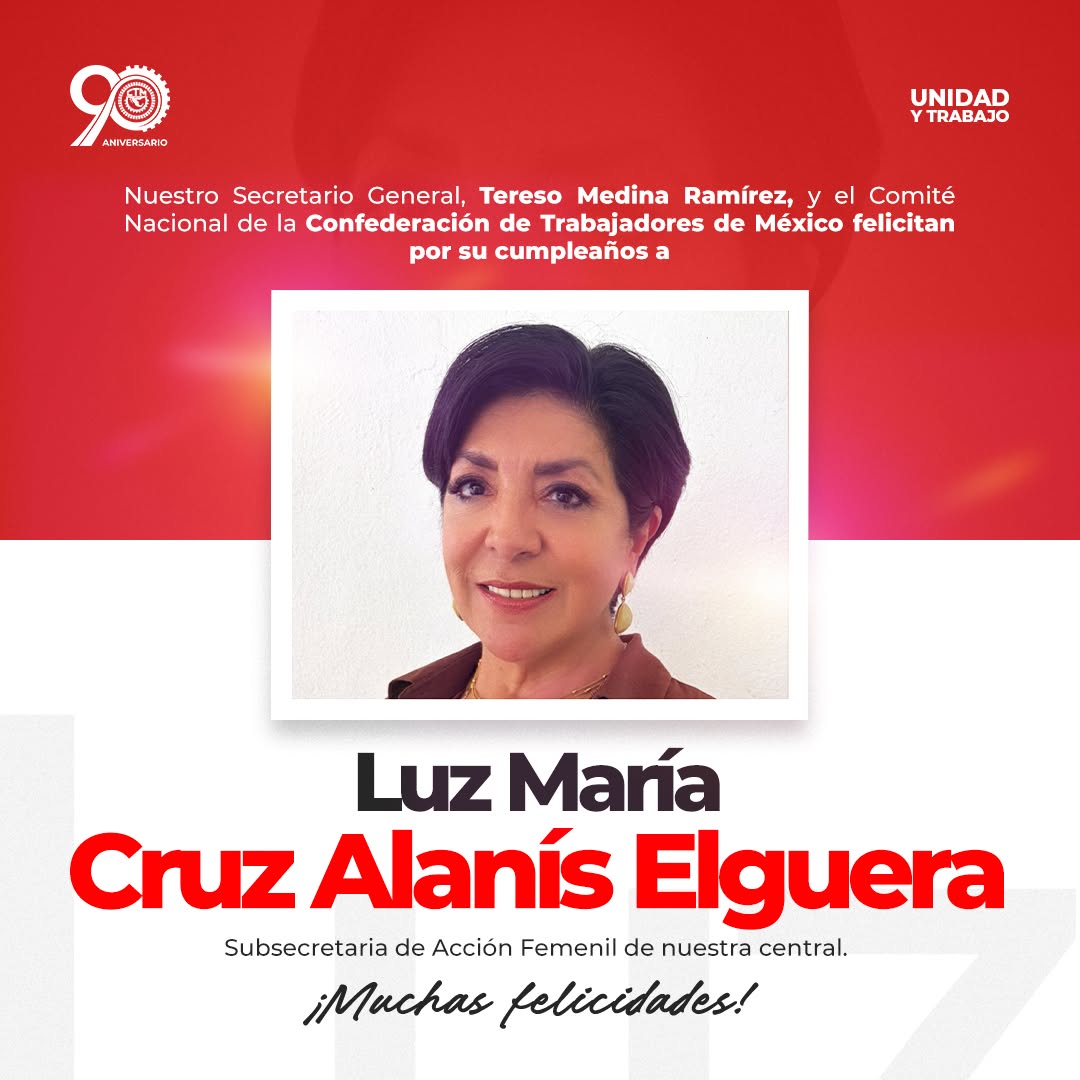Felicitaciones a Luz María Cruz Alanís Elguera.