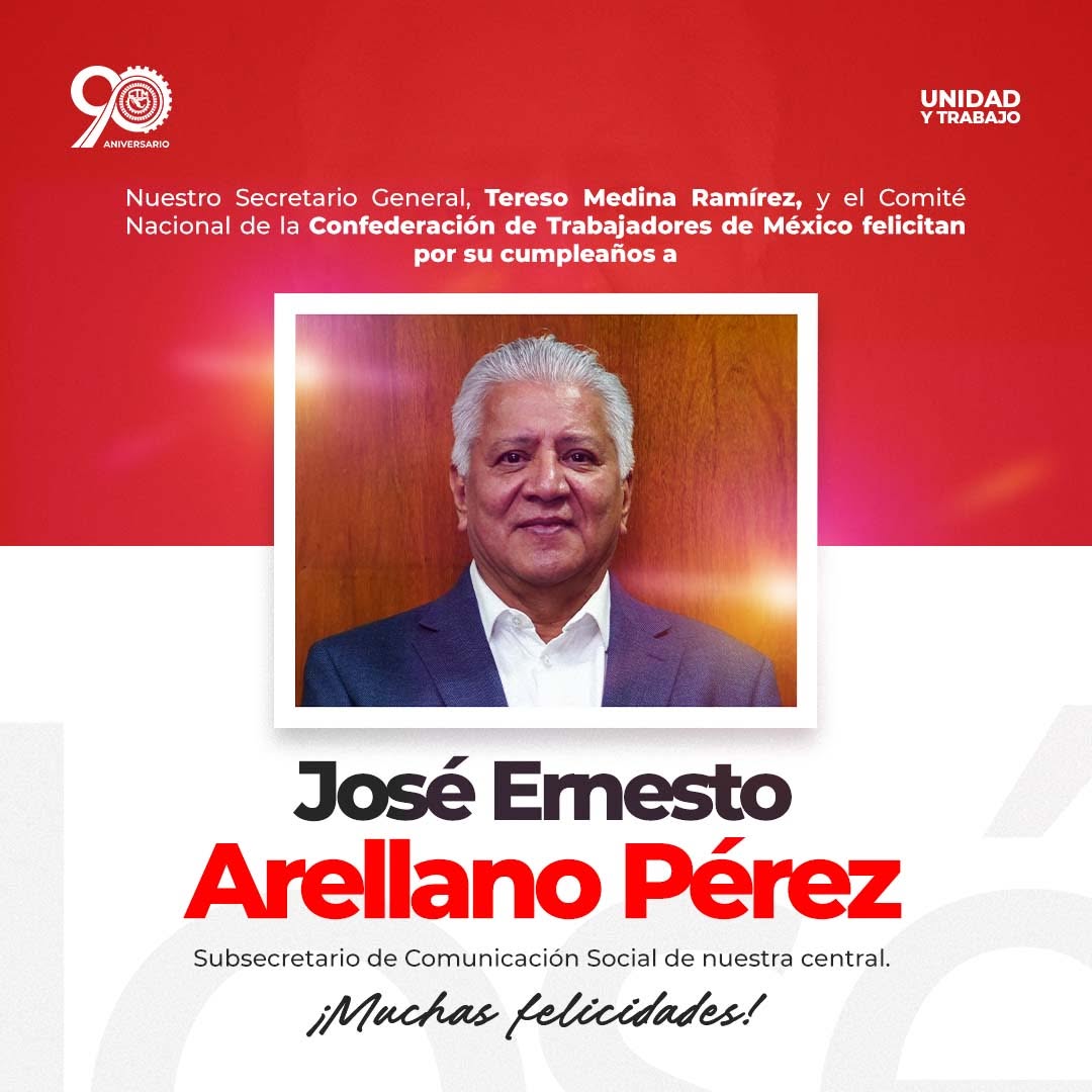 Felicitaciones a José Ernesto Arellano Pérez.