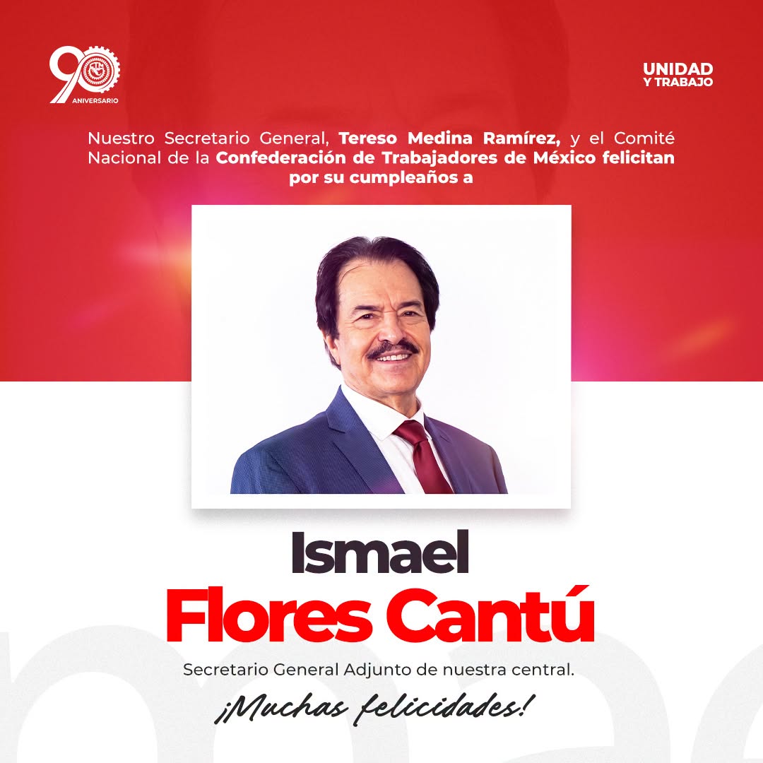 Felicitaciones a Ismael Flores Cantú.