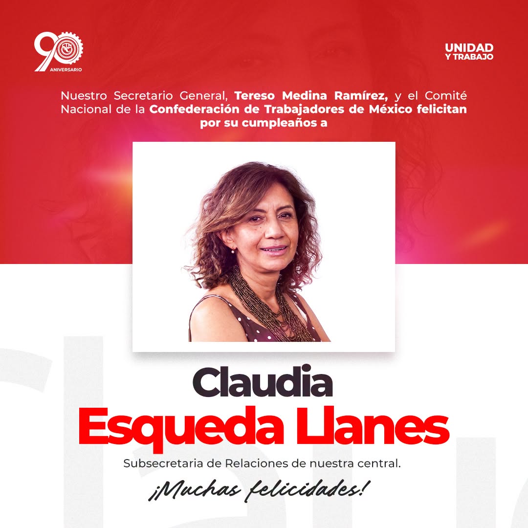 Felicitaciones a Claudia Esqueda Llanes.