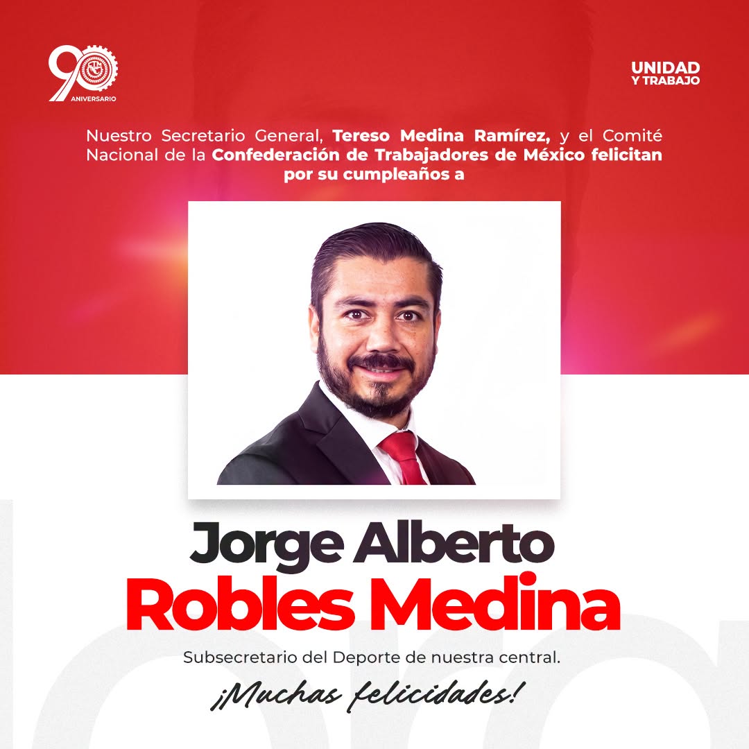 Felicitaciones a Jorge Alberto Robles Medina.