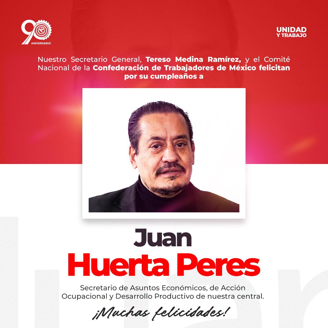 Felicitaciones a Juan Huerta Peres.