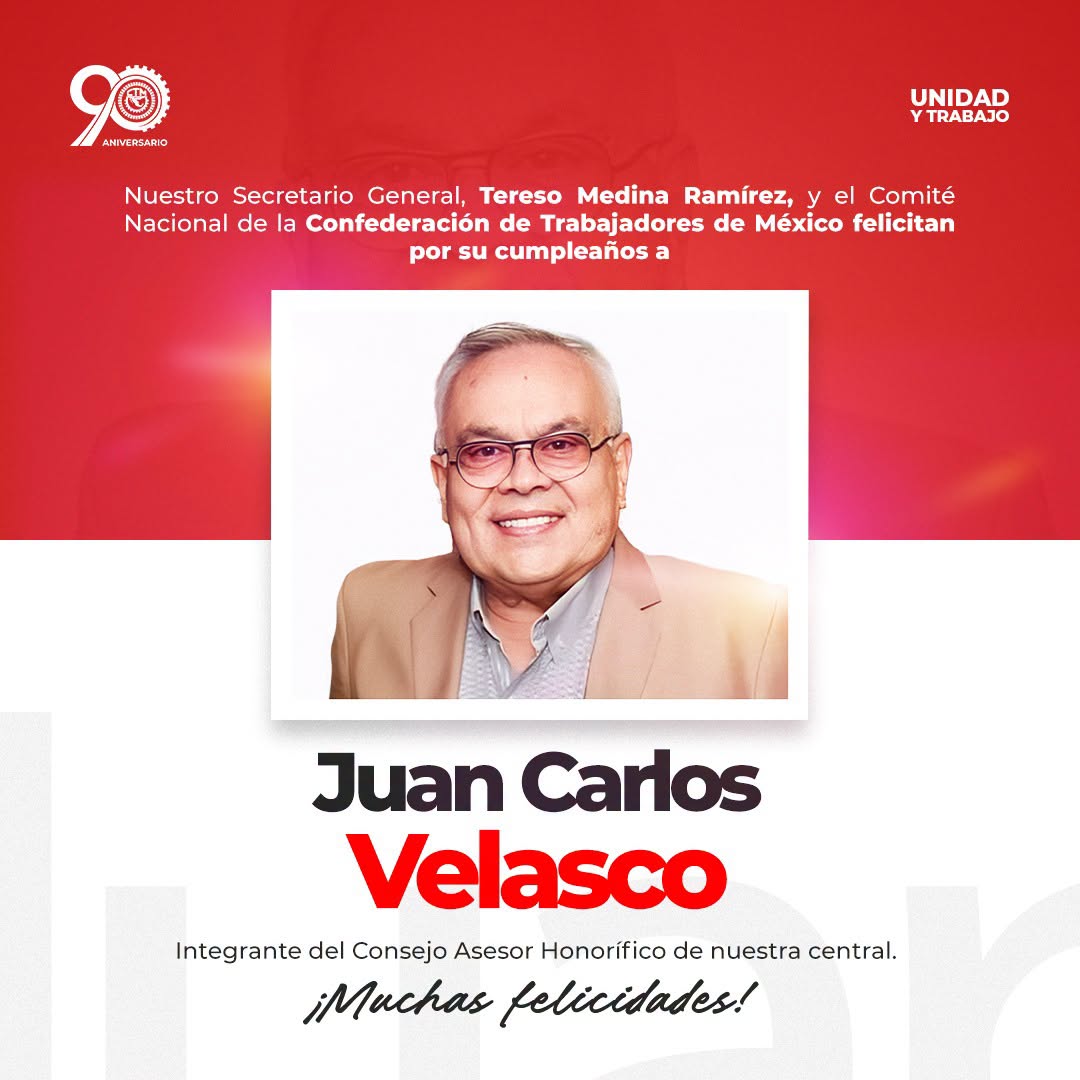Felicitaciones a Juan Carlos Velasco.