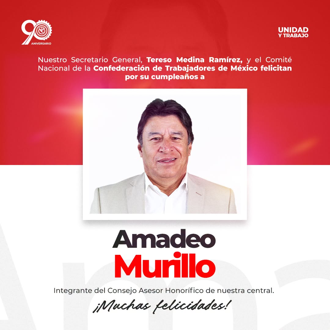 Felicitaciones a Amadeo Murillo.
