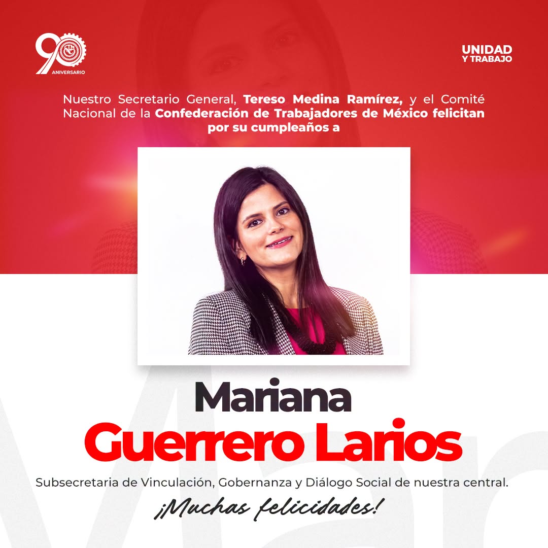 Felicitaciones a Mariana Guerrero Larios.