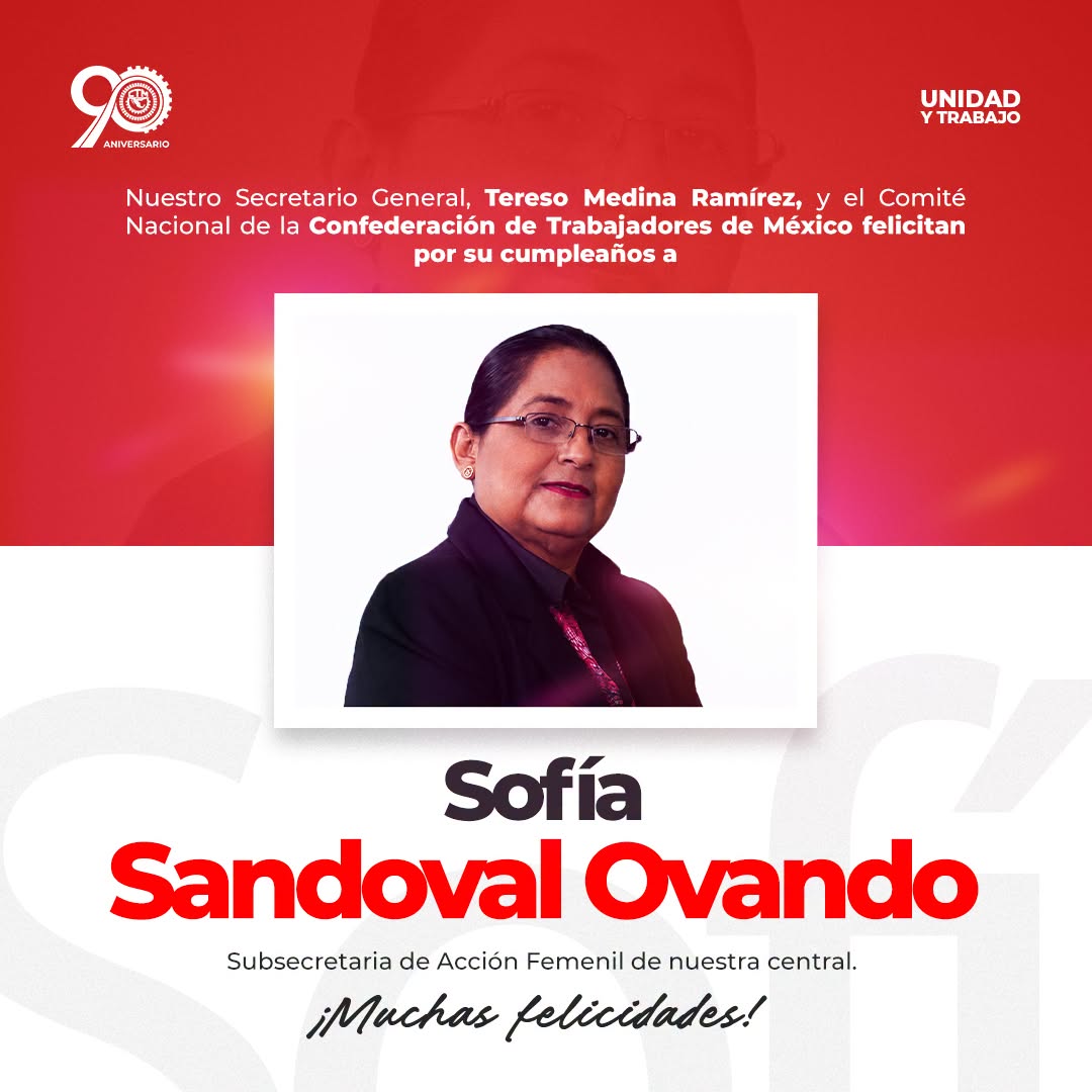 Felicitan a Sofía Sandoval Ovando por su cumpleaños