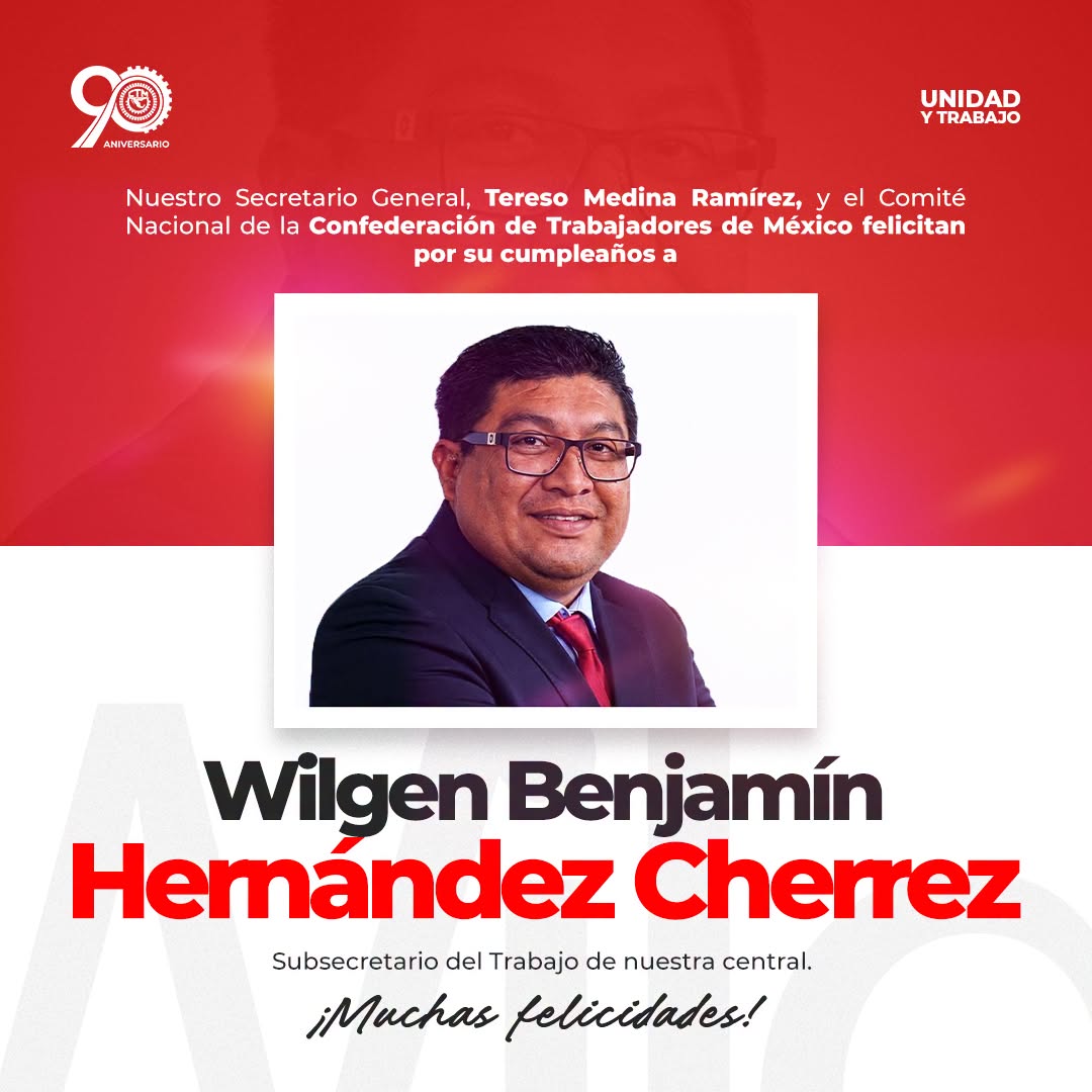 Felicitan a Wilgen Hernández por su cumpleaños.