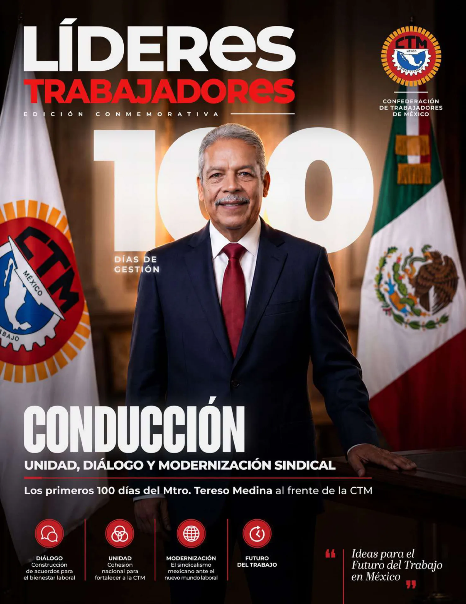 Los primeros 100 días del Mtro. Tereso Medina al frente de la CTM.